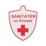 Autoschilder für die Windschutzscheibe Aufschrift Sanitäter im Einsatz - Painpoint Kunststofftechnik