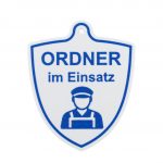 Autoschilder für die Windschutzscheibe Aufschrift Ordner im einsatz- Painpoint Kunststofftechnik