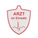 Autoschilder für die Windschutzscheibe Aufschrift Arzt- Painpoint Kunststofftechnik